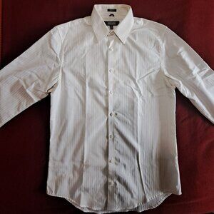 Kenneth Cole  Dress White  Shirt (M)
